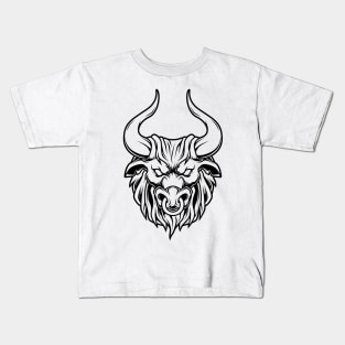 Minotaur head Kids T-Shirt